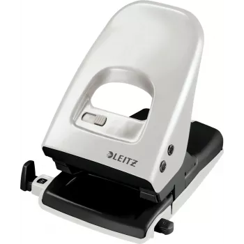 Leitz perforator 5138 NeXXt, 2-voudig 40 vel metaal, 40 vel, grijs, metaal, 8 cm, 5,5 mm, A5