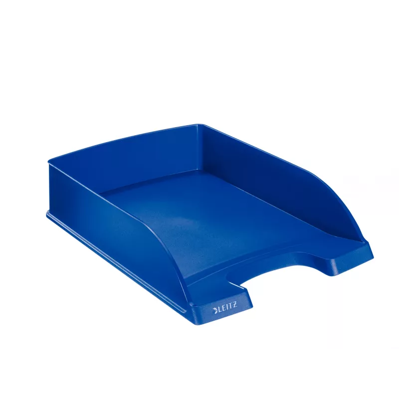 Leitz Plus briefbak, standaard, polystyreen, blauw, 255 mm, 357 mm, 70 mm, 280 g