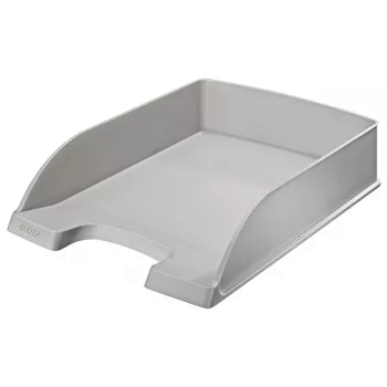 Leitz Plus briefbak, standaard, polystyreen, grijs, 255 mm, 357 mm, 70 mm, 280 g