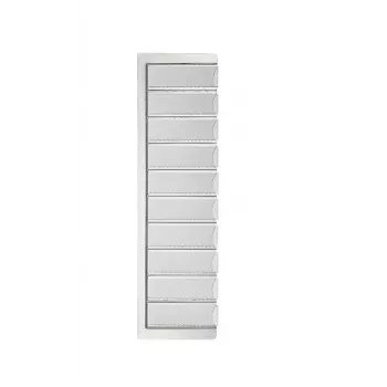 Leitz 60040001 zelfklevend etiket afgeronde rechthoek wit