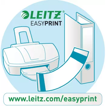 Leitz pc-bedrukbare ruglabels voor standaard hefboordners
