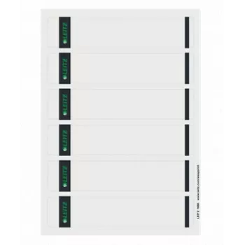 Leitz pc-bedrukbare ruglabels voor standaard archiefmappen
