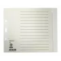 Leitz 12240085 tabregister blanco tabregister papier grijs