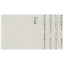 Leitz 13040085 tabbladen alfabetische tabbladen papier grijs