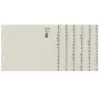 Leitz 13080085 tabindex alfabetische tabindex papier grijs