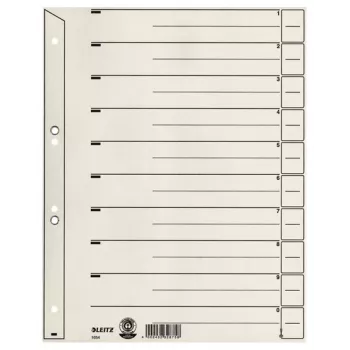 Leitz 16540085 kaartje grijs