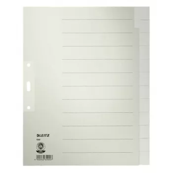 Leitz 12220085 scheidingsstroken papier grijs