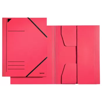 Leitz 39810025 map karton rood A4