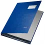 Leitz 5701-00-35 handtekeningmap, 10 vakken, A4, blauw