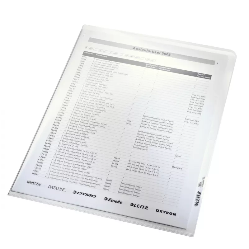 Leitz 40200003 Insteekhoes 210 x 297 mm (A4) polypropyleen (PP)