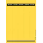 Leitz 16880015 zelfklevend etiket rechthoekig geel 125 stuks