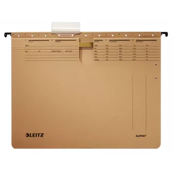 Leitz Alpha hangmap karton, metaal A4 bruin