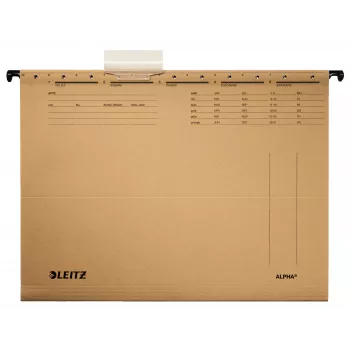 Leitz Alpha hangmap karton, metaal A4 bruin