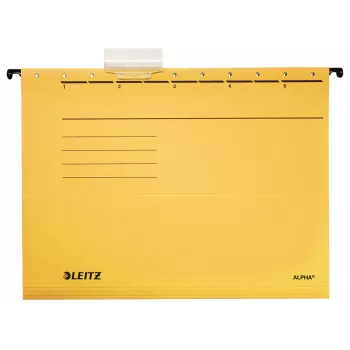 Leitz Alpha hangmap karton A4 geel