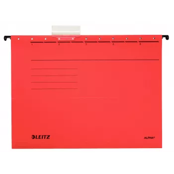 Leitz Alpha hangmap karton A4 rood