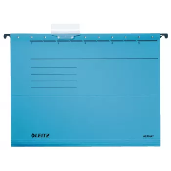 Leitz Alpha hangmap karton A4 blauw