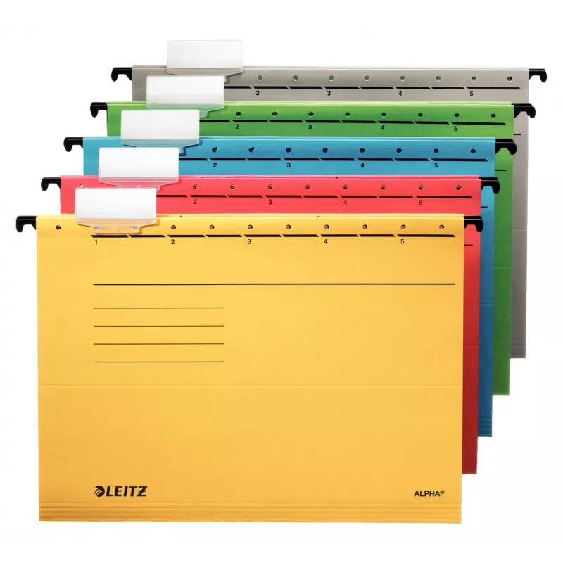 Leitz Alpha hangmap karton A4 blauw