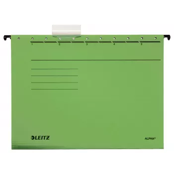 Leitz Alpha hangmap van karton A4 groen