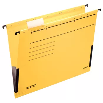 Leitz Alpha hangmap karton A4 geel 5 stuks