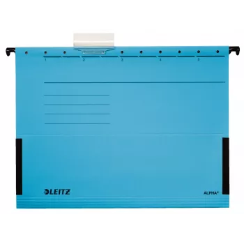Leitz Alpha hangmap karton, metaal A4 blauw 5 stuks