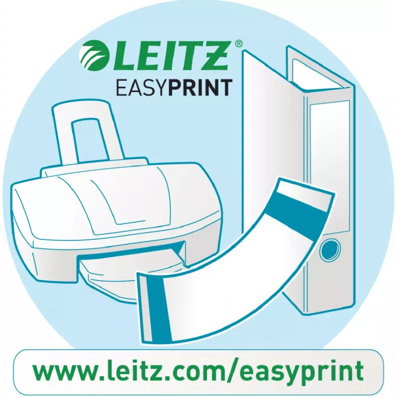 Leitz pc-bedrukbare rugschilden voor standaard hefboomordners