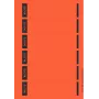 Leitz 16862025 zelfklevend etiket rechthoekig rood 150 stuks