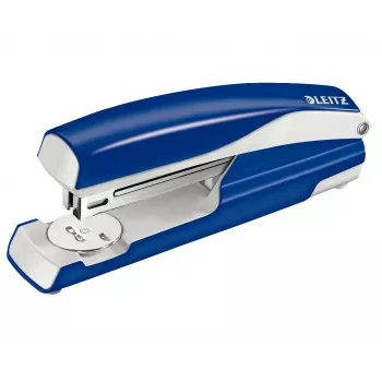 Leitz NeXXt nietmachine 5504, 40 vel, metalen volle strip, 40 vel, blauw, P4, metaal, kunststof, 80 g/m², boven