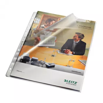 Leitz Premium hoes A4 opening boven en links, 30 % gerecycled kunststof uit pre-consumer afval