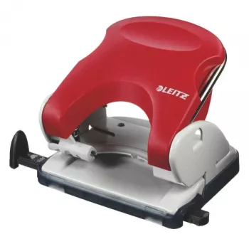 Leitz perforator 5005 NeXXt, 2-voudig 25 blad, 25 blad, rood, kunststof, 8 cm, 5,5 mm, A5