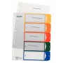 Esselte 12910000 numerieke tab-index polypropyleen (PP) meerkleurig