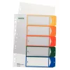 Esselte 12910000 numerieke tab-index polypropyleen (PP) meerkleurig