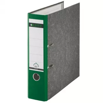 Leitz kunststof hefboomordner A4 80 mm 180° ringband groen