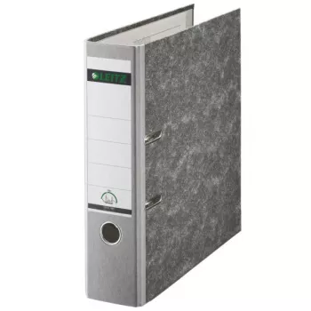 Leitz kunststof hefboomordner A4 80 mm 180° ringordner grijs