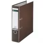 Leitz kunststof hefboomordner A4 80 mm 180° ringband bruin