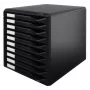 Leitz Form Set, zwart, A4, A5, A6, staand, 10 lades, envelop, ordner, brief, notitie, 4,3 kg