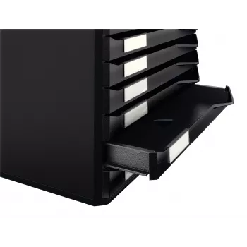 Leitz Form Set, zwart, A4, A5, A6, staand, 10 lades, envelop, ordner, brief, notitie, 4,3 kg