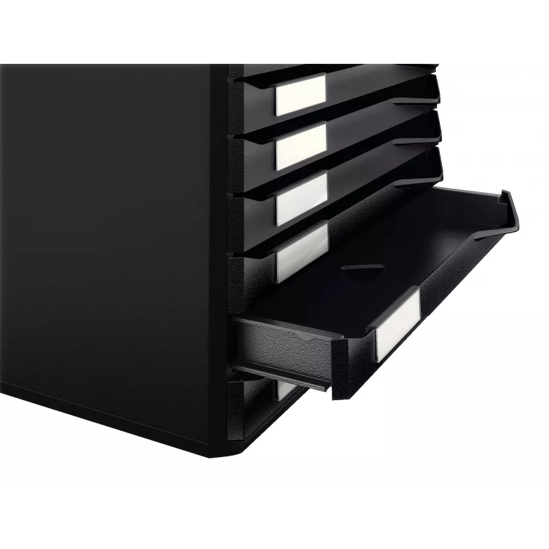 Leitz Form Set, zwart, A4, A5, A6, staand, 10 lades, envelop, ordner, brief, notitie, 4,3 kg