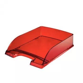 Leitz 52260028 bureaulade/organizer polystyreen rood, transparant