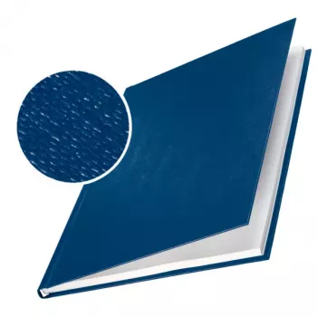 Leitz impressBIND banden hard linnen 3,5 mm, A4, karton, blauw, 35 blad, 3,5 mm, 216 mm