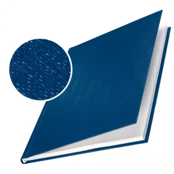Leitz impressBIND banden hard linnen 14,0 mm, A4, karton, blauw, 140 blad, 216 mm, 302 mm