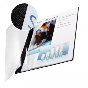 Leitz impressBIND omslag Soft 7,0 mm, A4, zwart, 70 blad, 214 mm, 302 mm, 11 mm