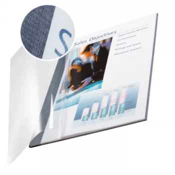 Leitz impressBIND omslag Soft 7,0 mm, A4, blauw, 70 blad, 214 mm, 302 mm, 11 mm