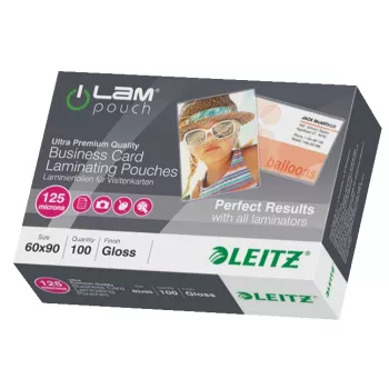 Leitz iLAM Glossy 60 x 90 mm lamineerfolie, 125 micron, 100-pack
