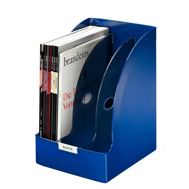 Leitz Magazinsammler Plus jumbo, blauw, kunststof, A4, 20,5 cm, 740 g