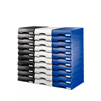 Leitz Briefablage lade-eenheid Plus, kunststof, grijs, A4, 234 x 325 x 53 mm, 255 mm, 376 mm