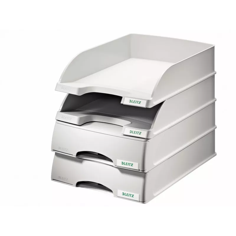 Leitz Briefablage lade-eenheid Plus, kunststof, grijs, A4, 234 x 325 x 53 mm, 255 mm, 376 mm