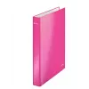Leitz ringband WOW gelamineerd A4+ 2DR/25mm, A4, karton, roze, wit, 250 vel, 80 g/m²