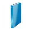 Leitz ringband WOW gelamineerd A4+ 2DR/25mm, A4, karton, blauw, wit, 250 vel, 80 g/m²