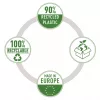 Leitz Recycle A4 insteekhoes, 210 x 297 mm (A4), transparant, polypropyleen (PP), staand, 0,1 mm, 230 mm
