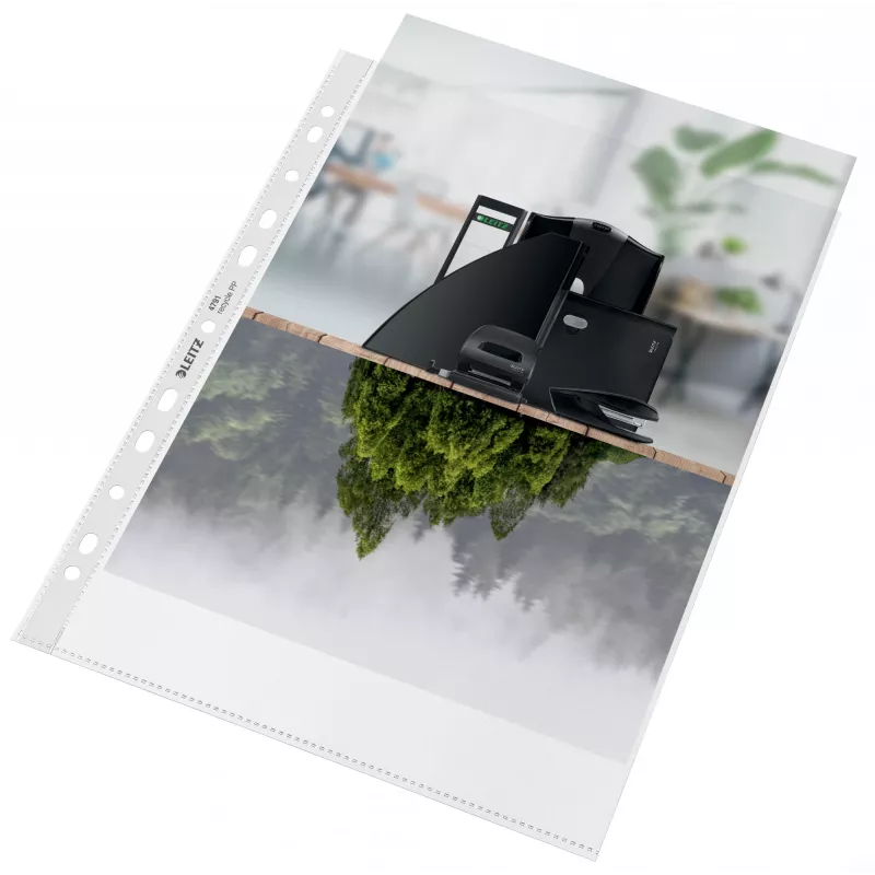 Leitz Recycle A4 insteekhoes, 210 x 297 mm (A4), transparant, polypropyleen (PP), staand, 0,1 mm, 230 mm
